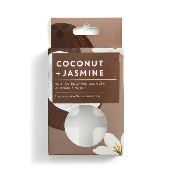 Set of 6 Coconut & Jasmine Wax Melts 3