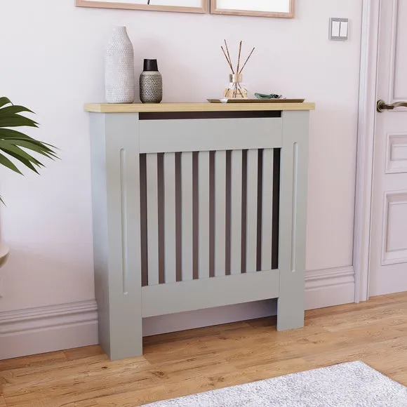 Return - Vida Designs Arlington Radiator Cover, Grey Small