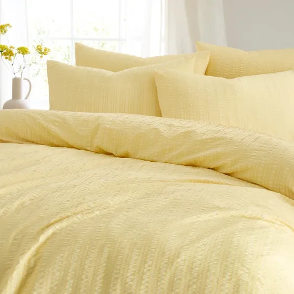 Finn Seersucker Duvet Cover & Pillowcase Set 3