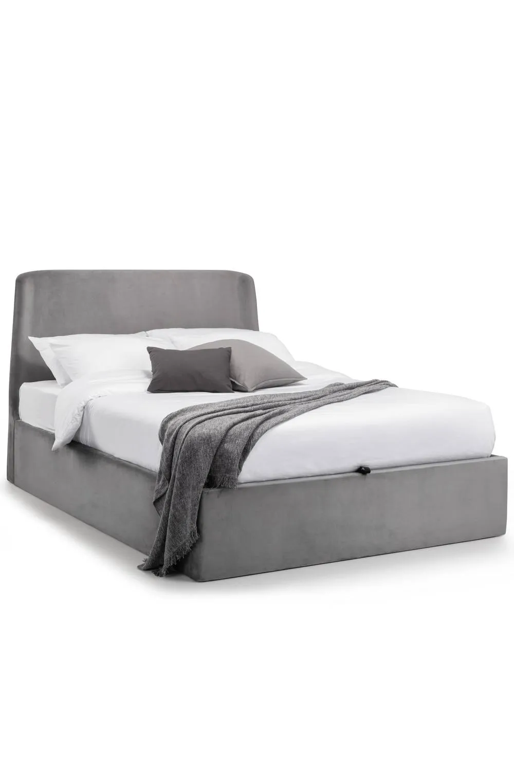 Julian Bowen Frida Upholstered Ottoman Storage Bed in Grey 2