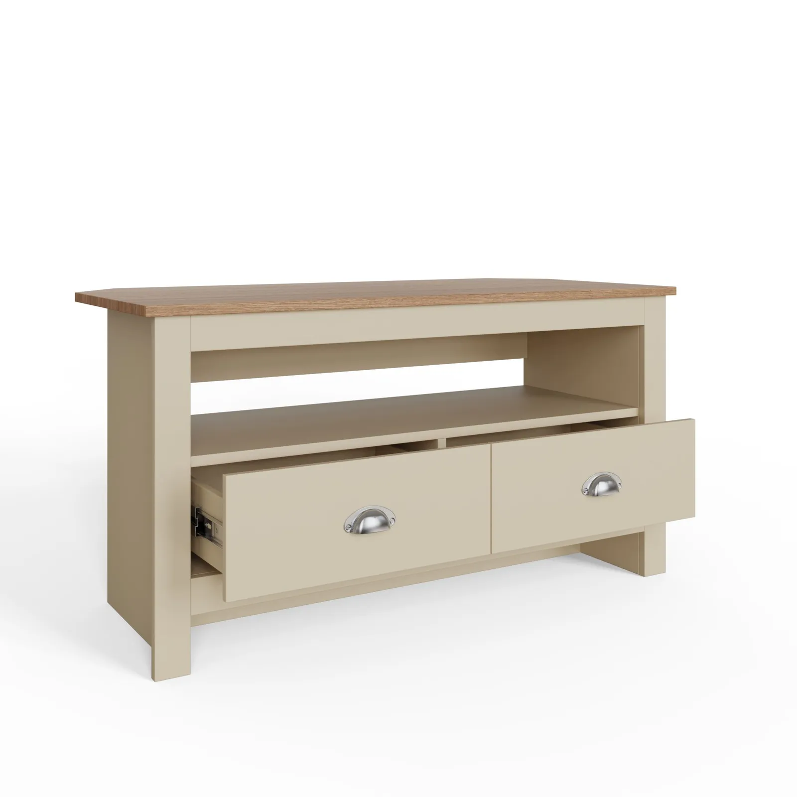 GFW Lancaster Corner TV Unit in Cream 4