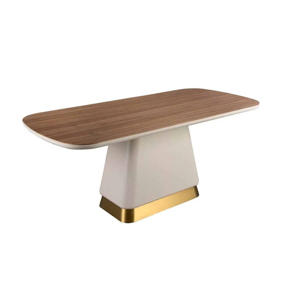 Angel Cerda Model Walnut Rectangular Dining Table, 200x95x76 cm