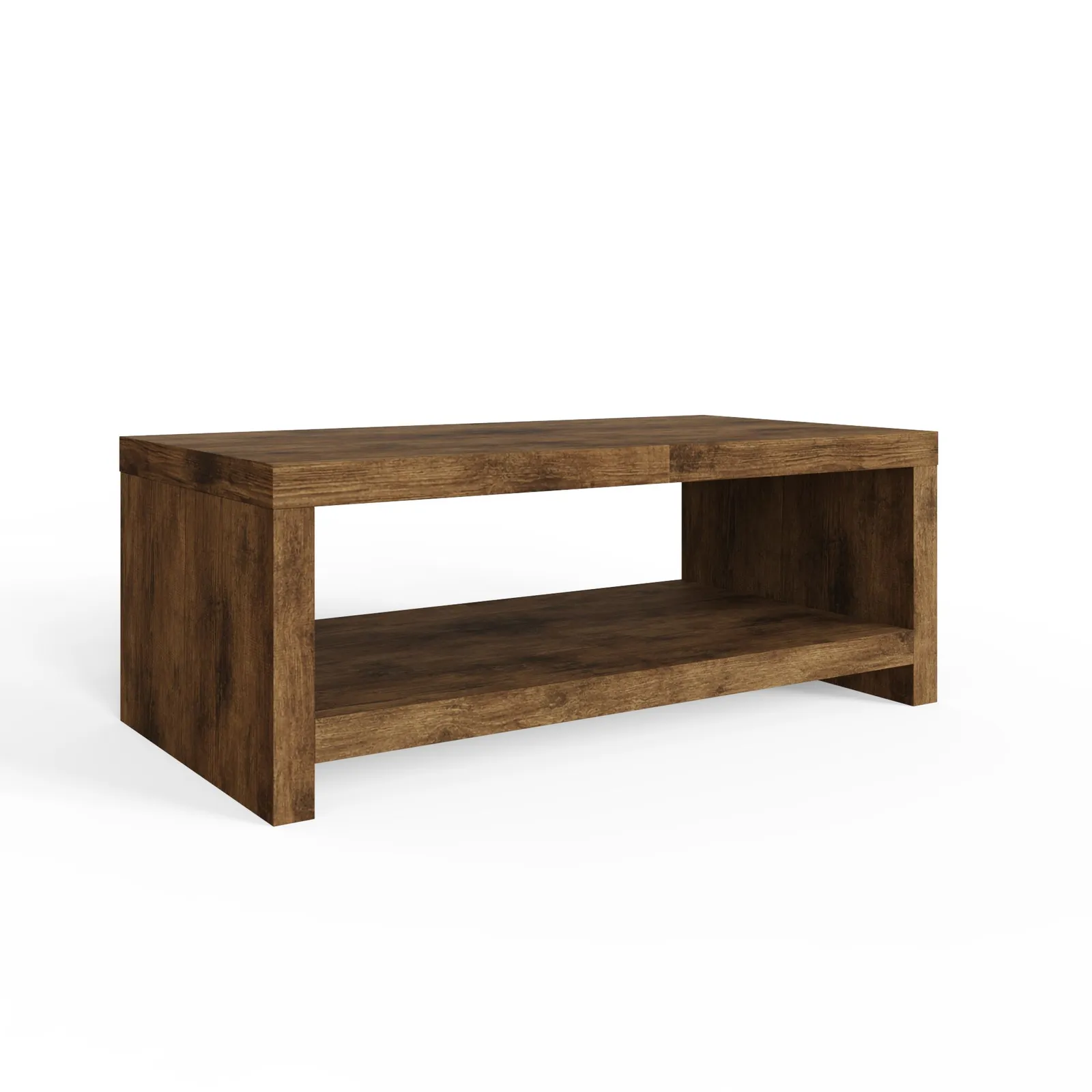 GFW Jakarta Coffee Table with Shelf in Brown 3