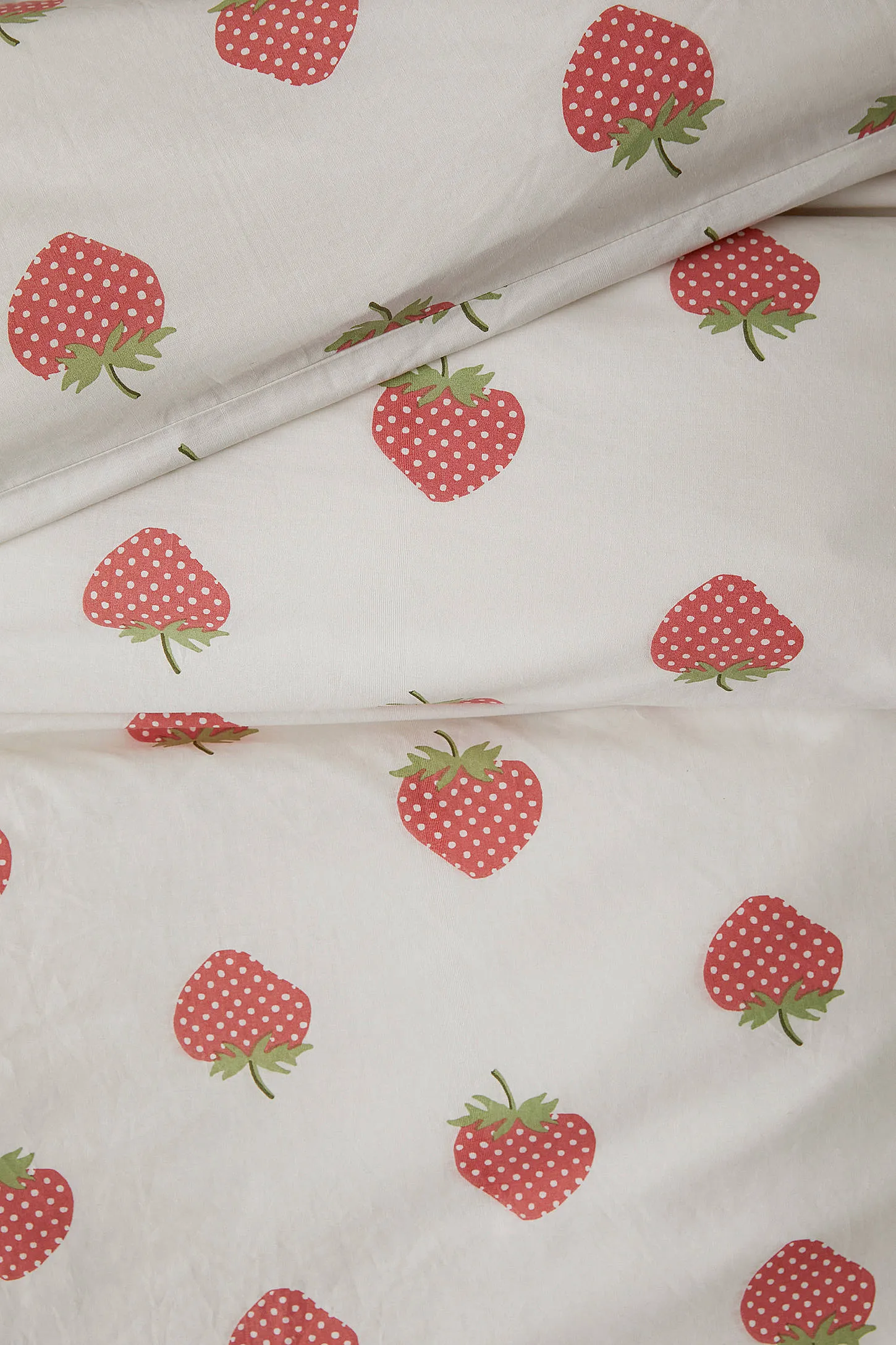 Strawberry Duvet Set - White 3