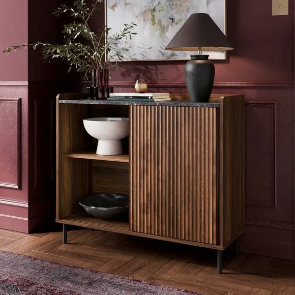 Georgi Marble Effect Small Sideboard 2