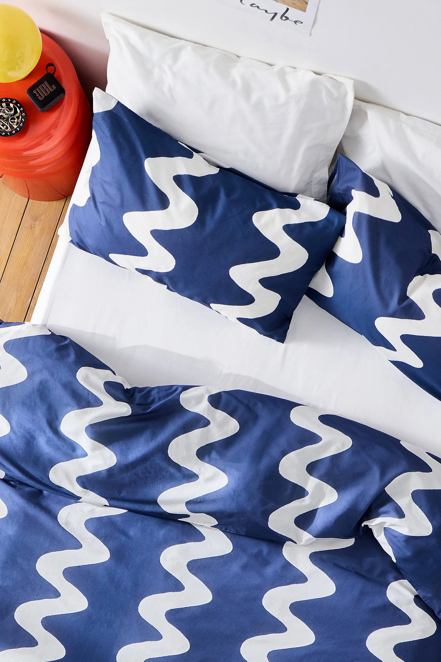 Big Wave Duvet Set - Blue 5