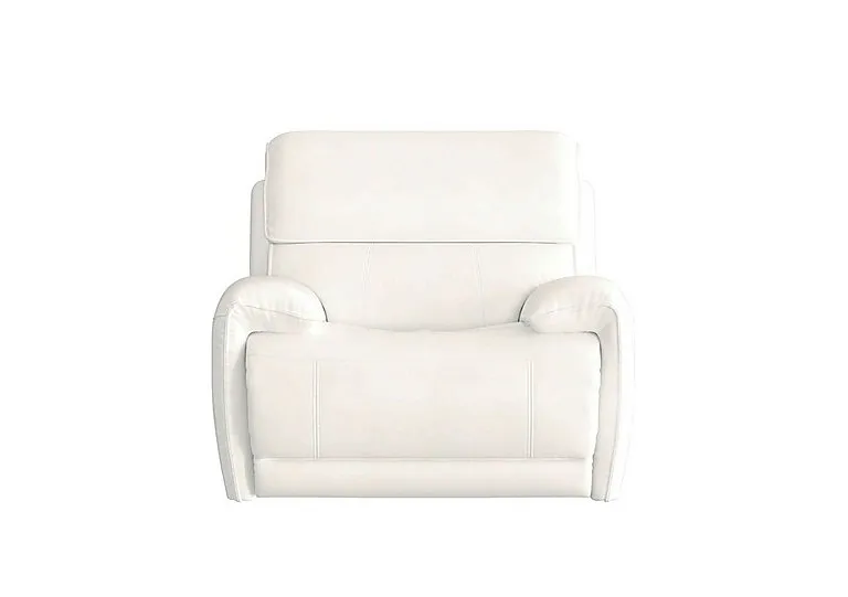 Link Leather Armchair - BV Star White