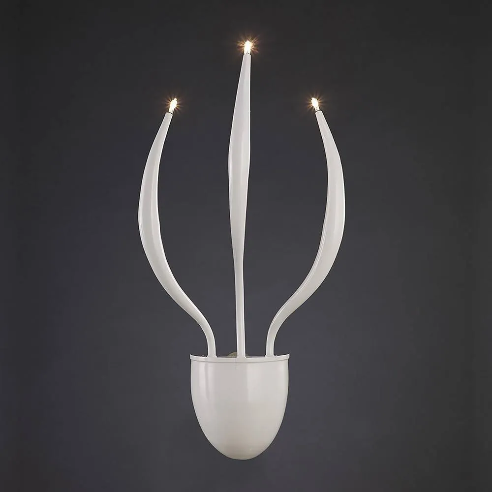 Netlighting Llamas Wall Lamp 3 Light G4 White NOT LEDCFL Compatible 2