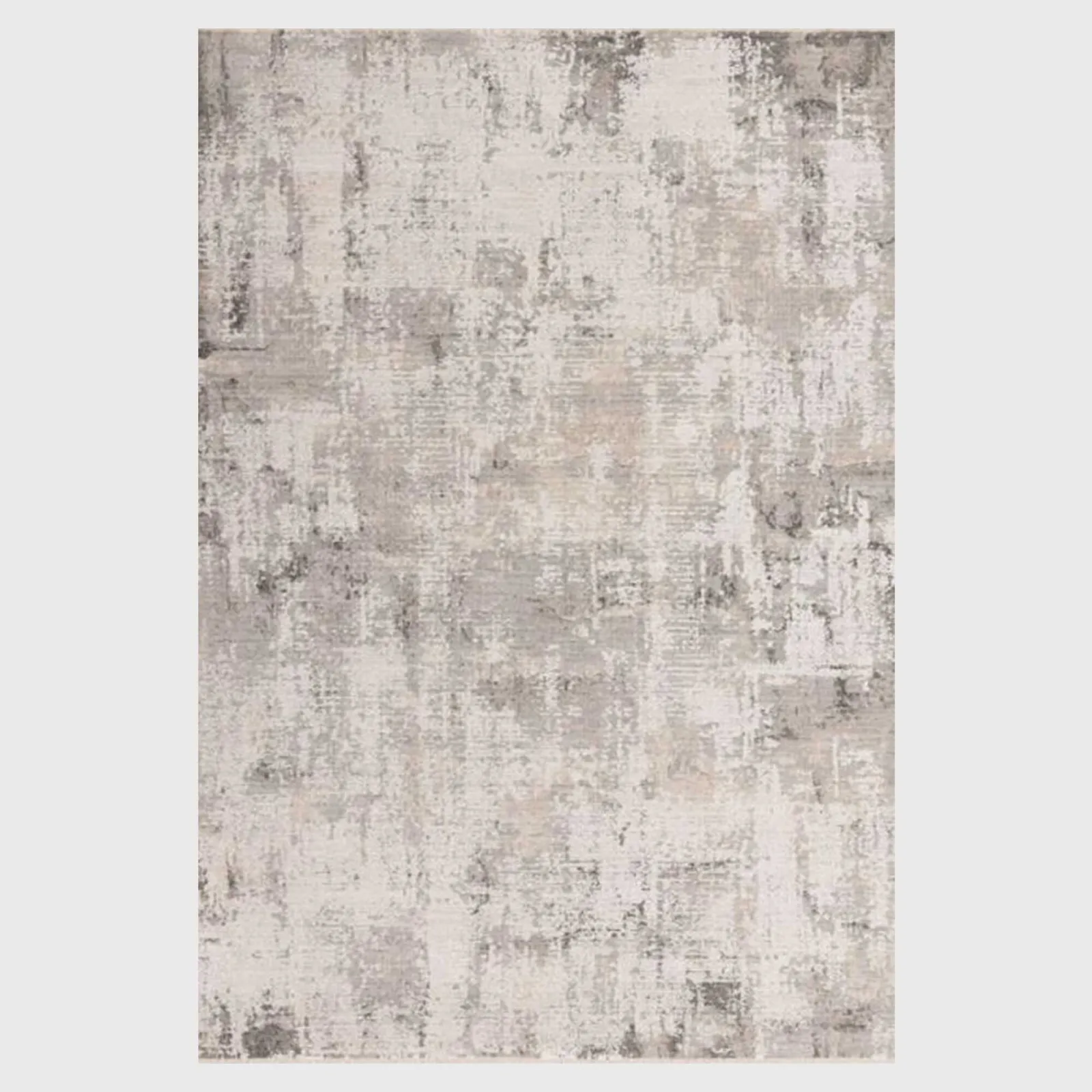 Zayan Olite 120 X 180Cm Rug, Square, Neutral Polyester | Barker & Stonehouse
