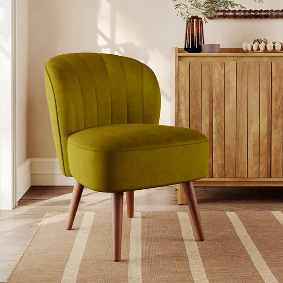 Colette Velvet Accent Chair 1