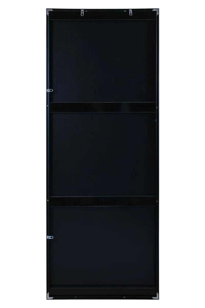 MirrorOutlet Black Aluminium Edged Wall Mirror 4ft11 X 2ft (150CM X 60CM) 4