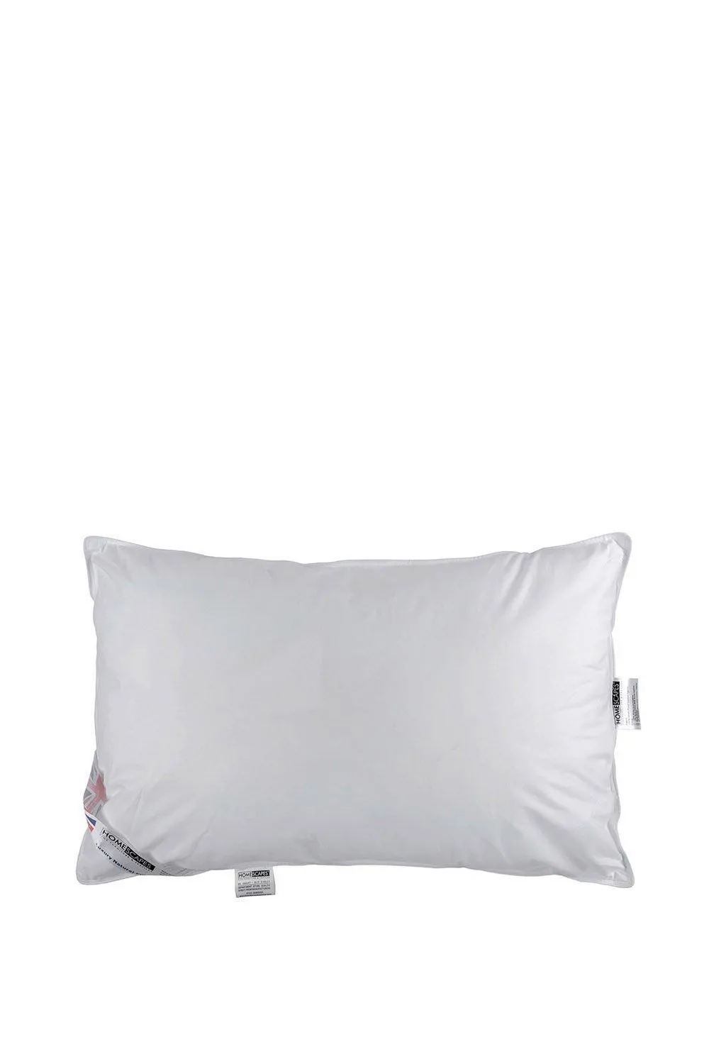 Homescapes Super Microfibre Camomile Pillow Dried Camomile Insert Extra Fill in White 6