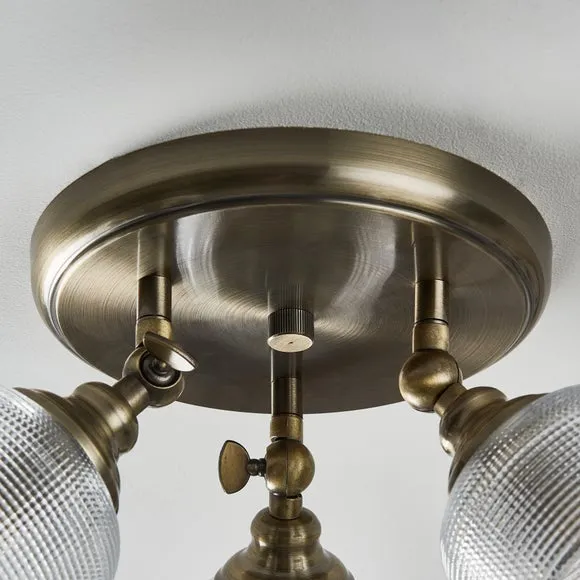 Amesbury Industrial 3 Light Adjustable Spotlight 4
