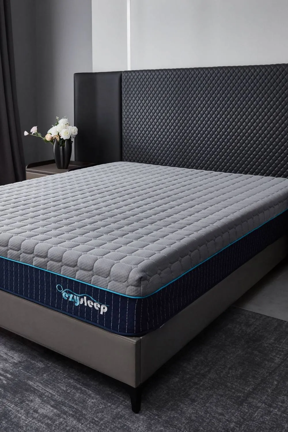 Ezysleep Halo 24cm Memory foam mattress in Grey