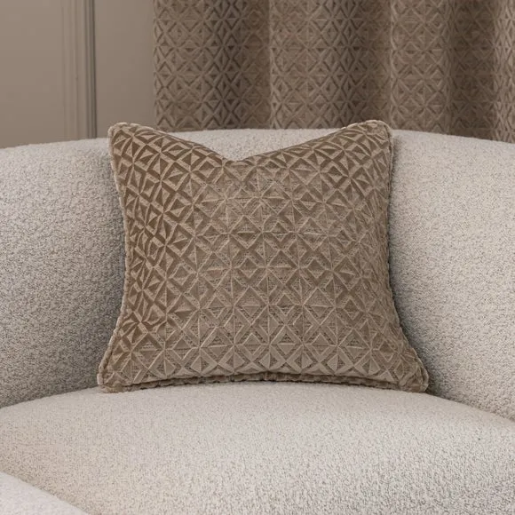 Diamond Geometric Velvet Cushion 1