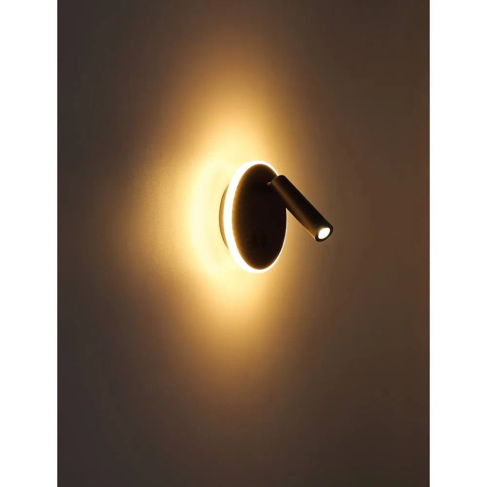 Netlighting Many Integrated LED Wall Lamp Black 2x LED 3000K 5