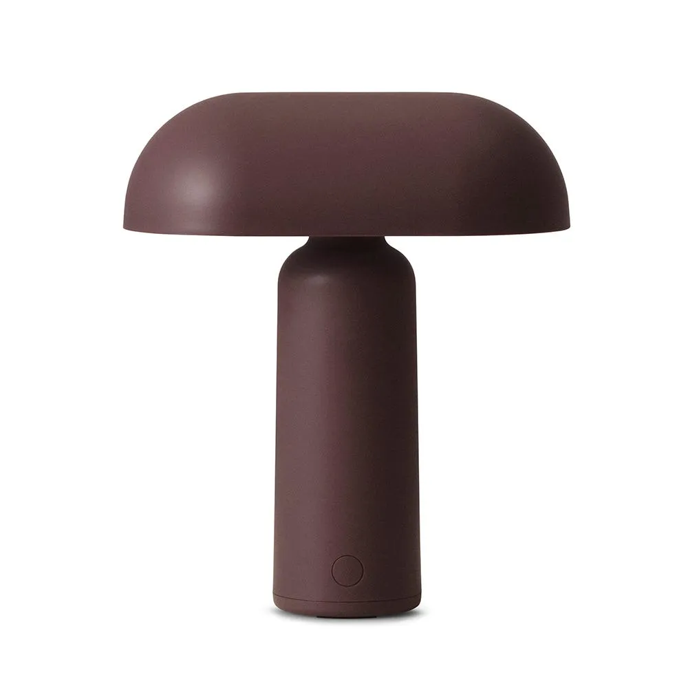Normann Copenhagen Porta LED Portable Table Lamp Brown 2