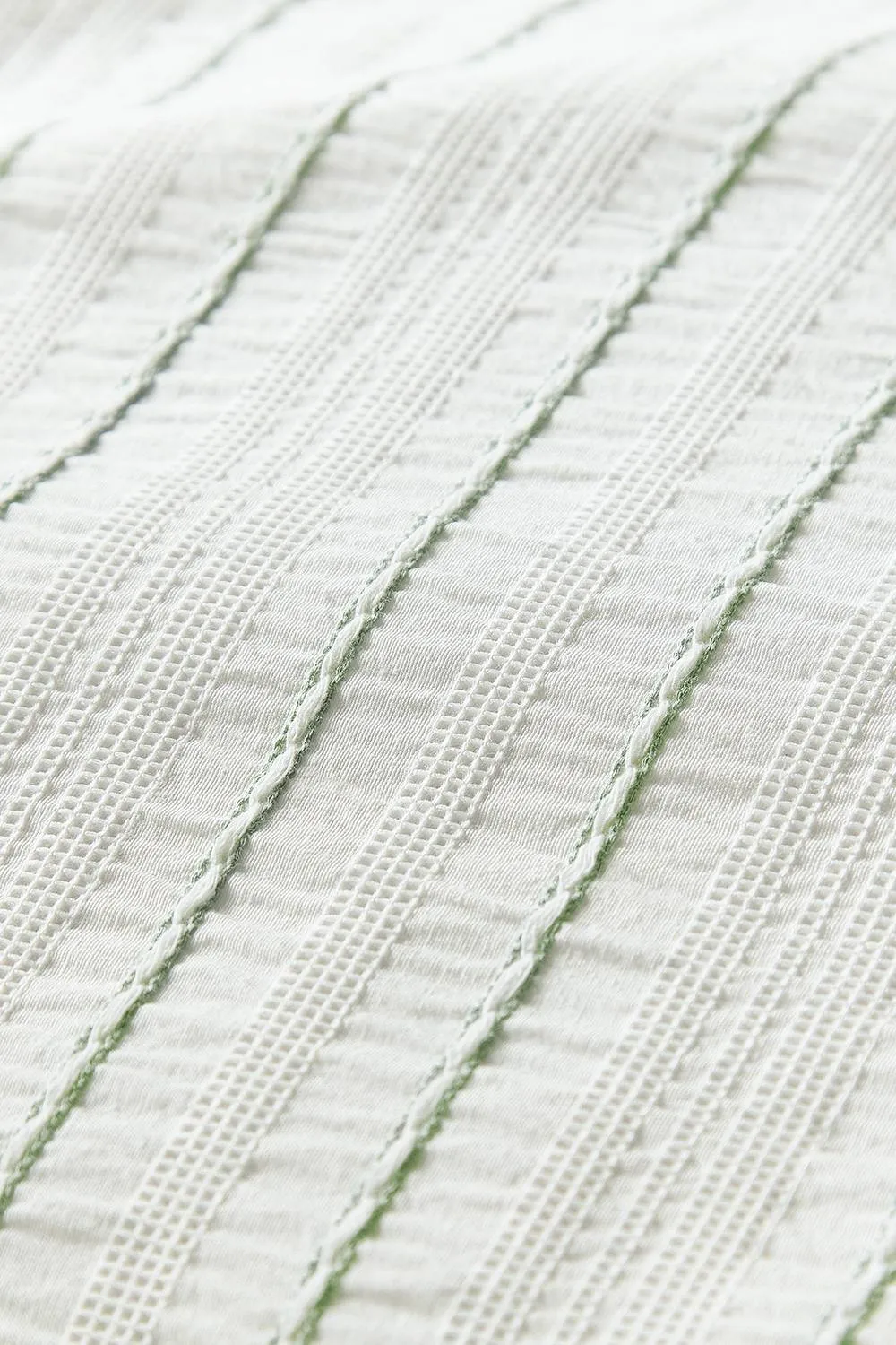 Helena Springfield 'Waffle Stripe' Duvet Cover Set in Soft White 4