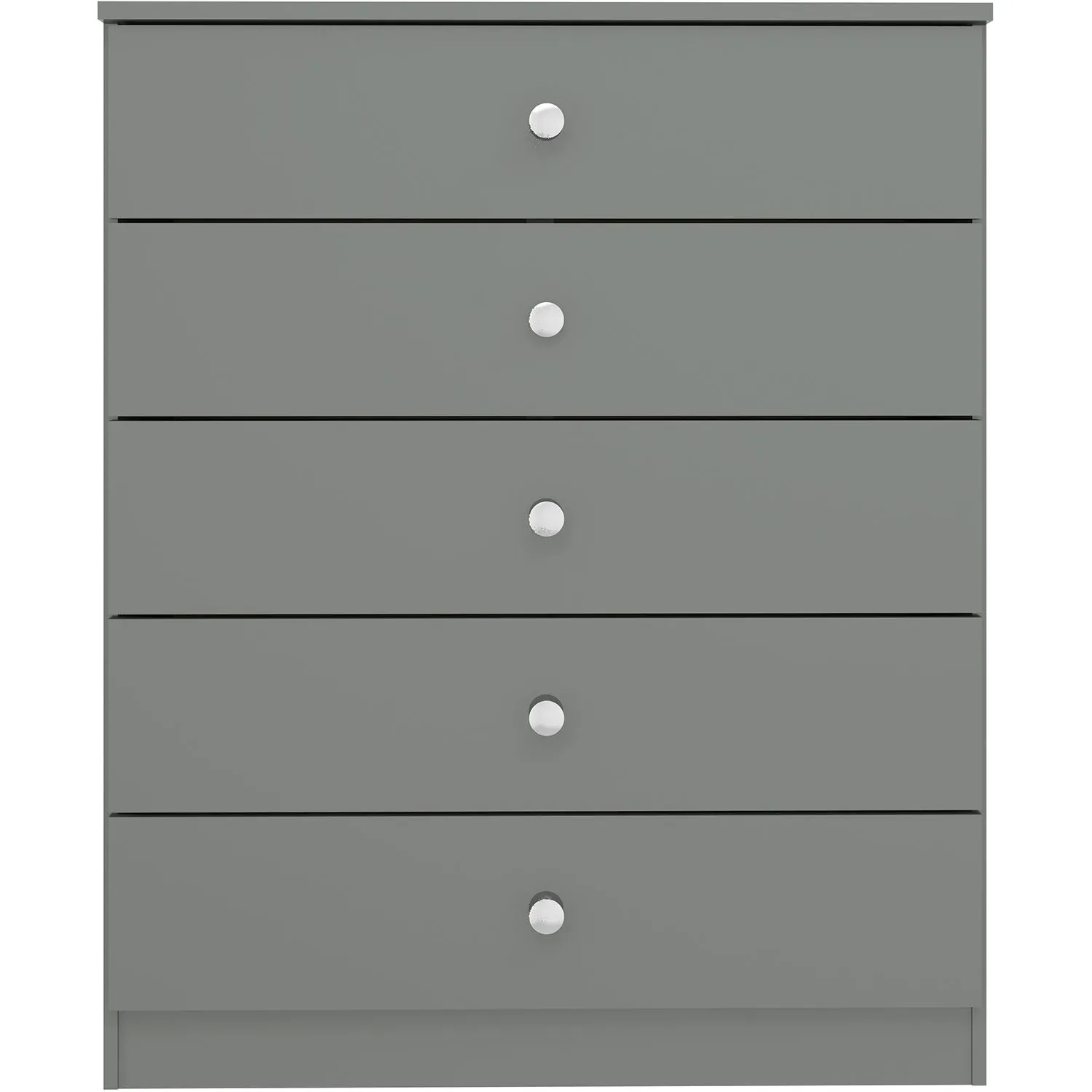Seconique Denver 5 Drawer Chest in Grey 4