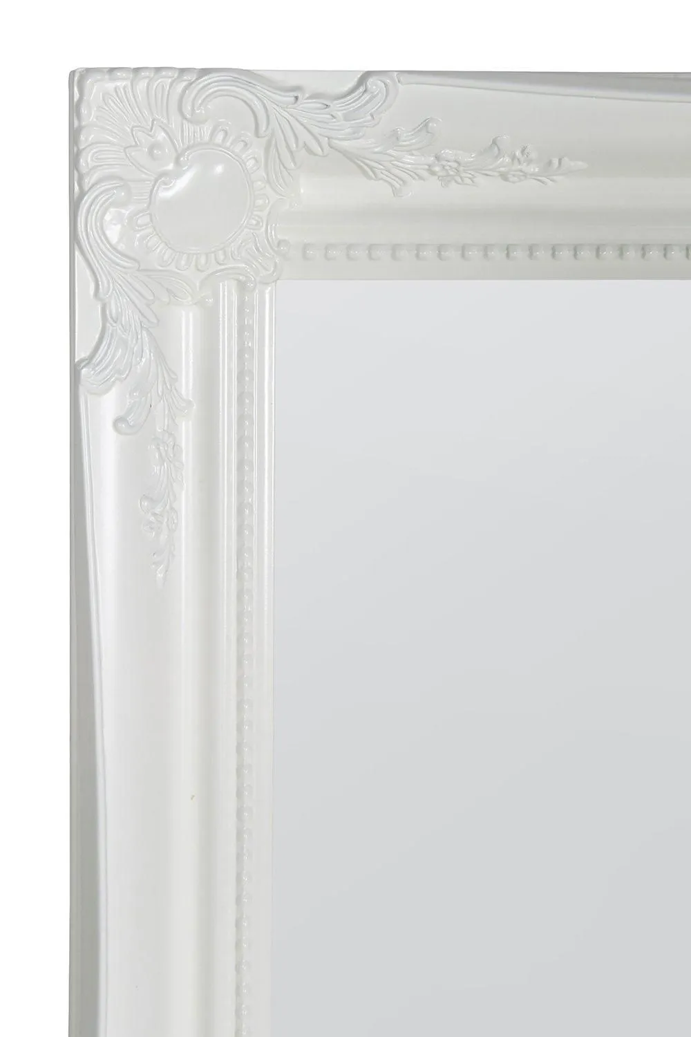 MirrorOutlet Hamilton White Shabby Chic Design Wide Wall Mirror 137 x 106cm, White 3