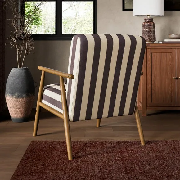 Alpine Woven Stripe Spindle Chair 2