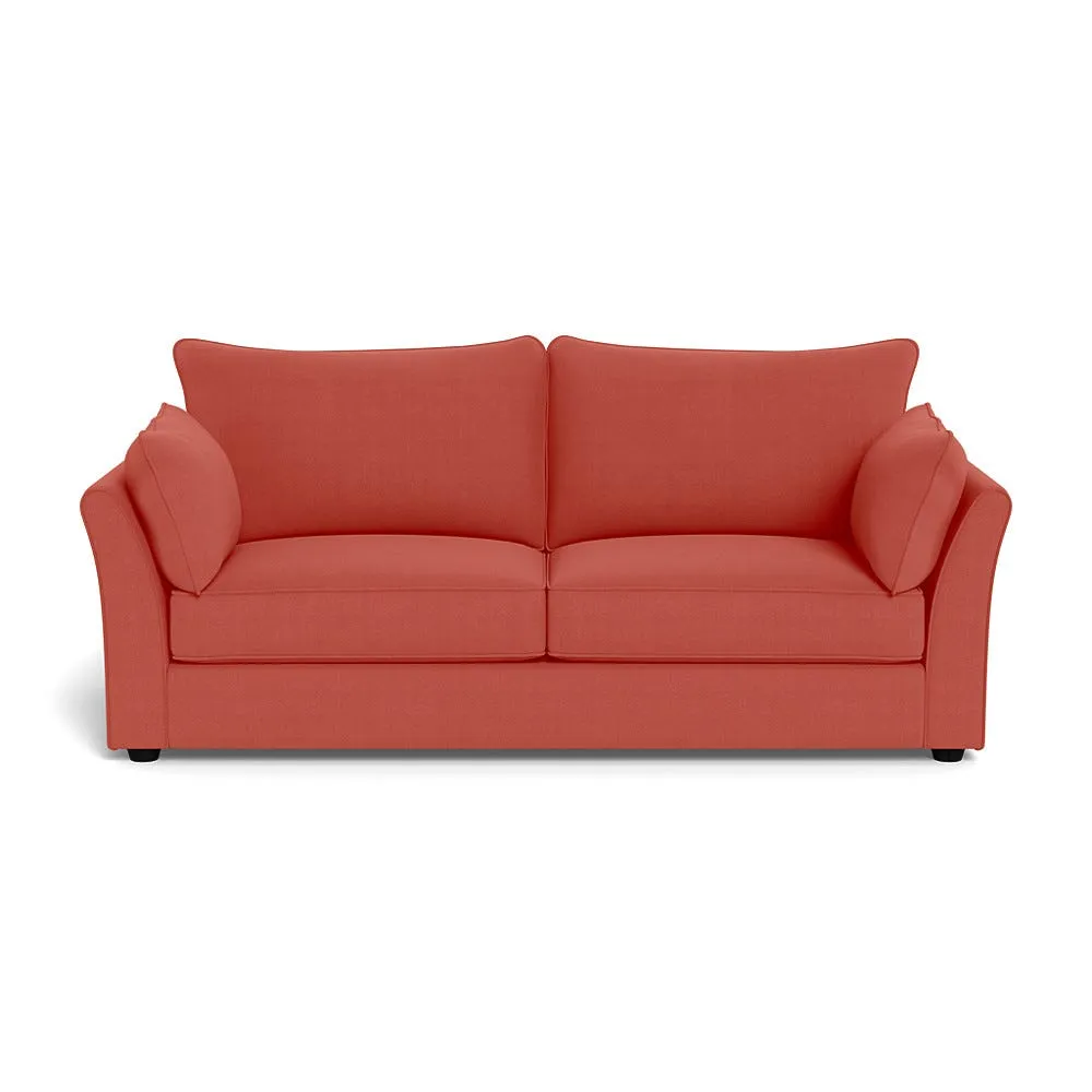 Heal's Tailor 4 Seater Sofa Linen Grenadine Black Feet