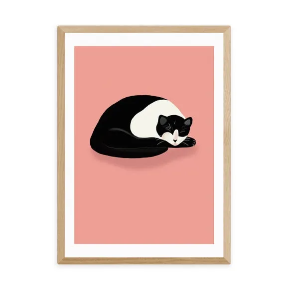 East End Prints Cat Nap Print 2