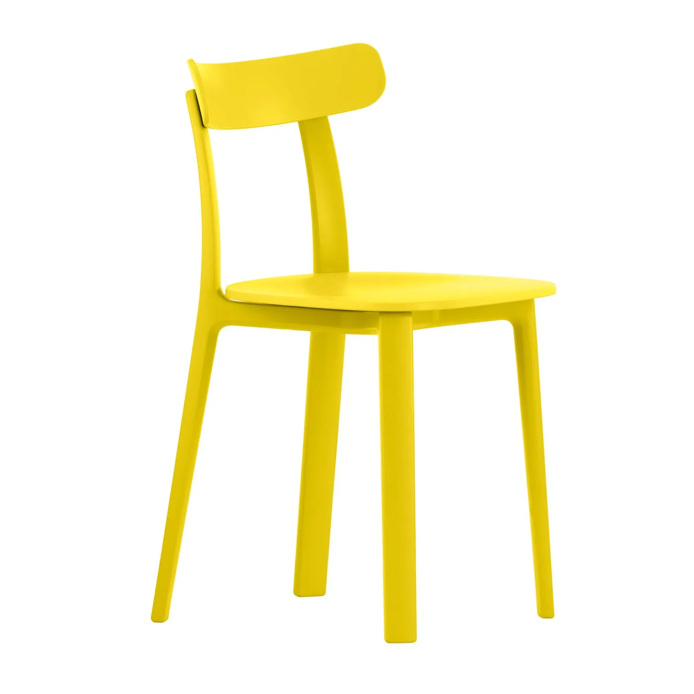 Vitra All Plastics Chair Buttercup Yellow 3