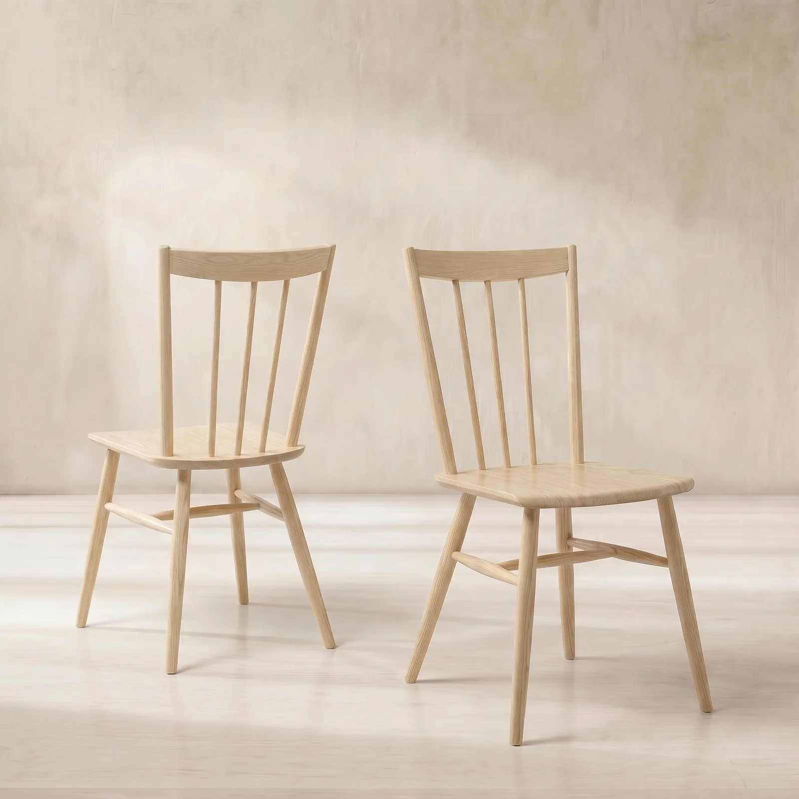 Ercol Fairmile Dining Chair (Gib), Ash Wood | Barker & Stonehouse
