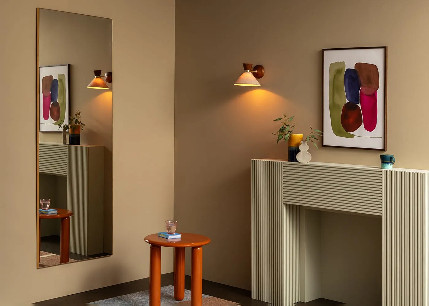 Heal's Fine Edge Mirror Rectangle 50x50cm Black 2