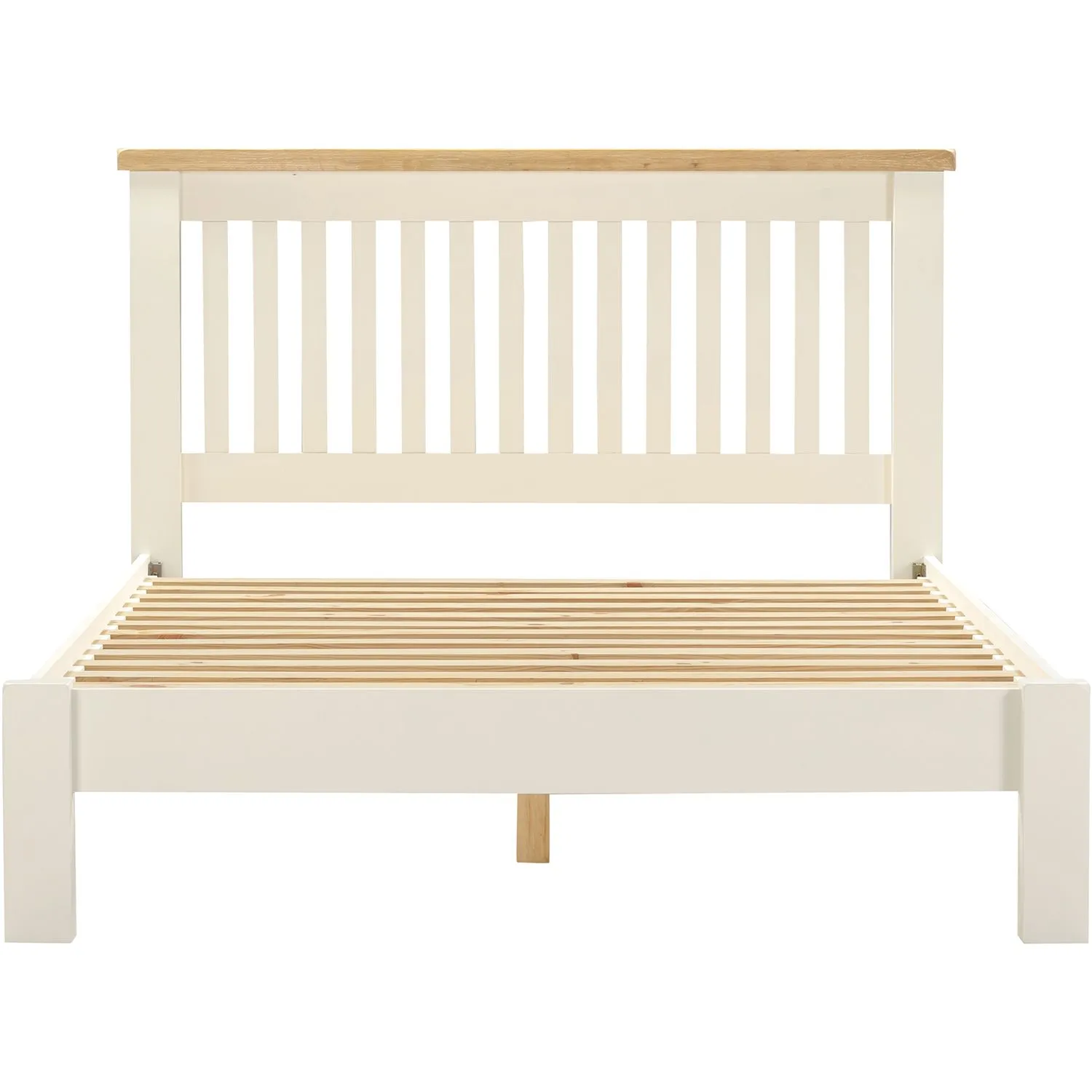 Seconique Windsor 4'6" (Double) Bed Low Foot End (Part Assembled) in Ivory 3