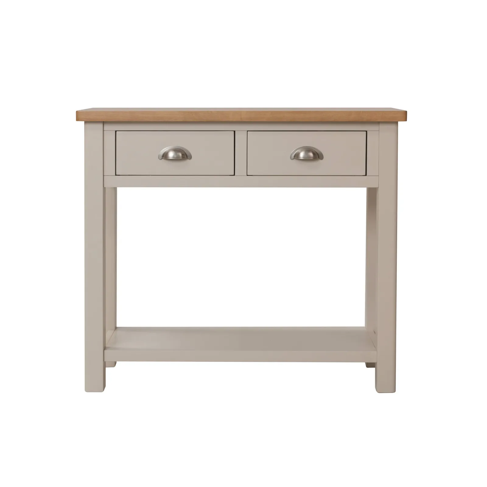 Reese Console Table Grey and Brown