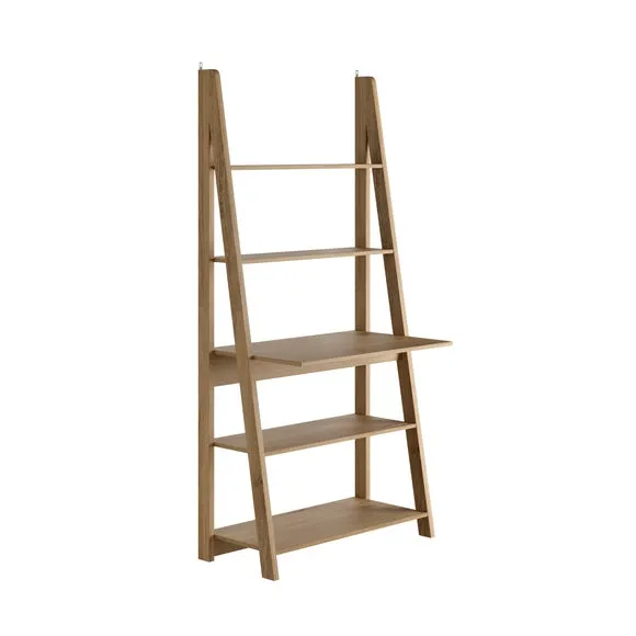 Tiva Oak Ladder Desk 3