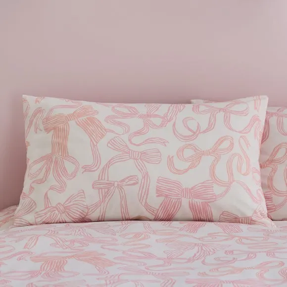 Bows Polycotton Duvet Cover & Pillowcase Set 2