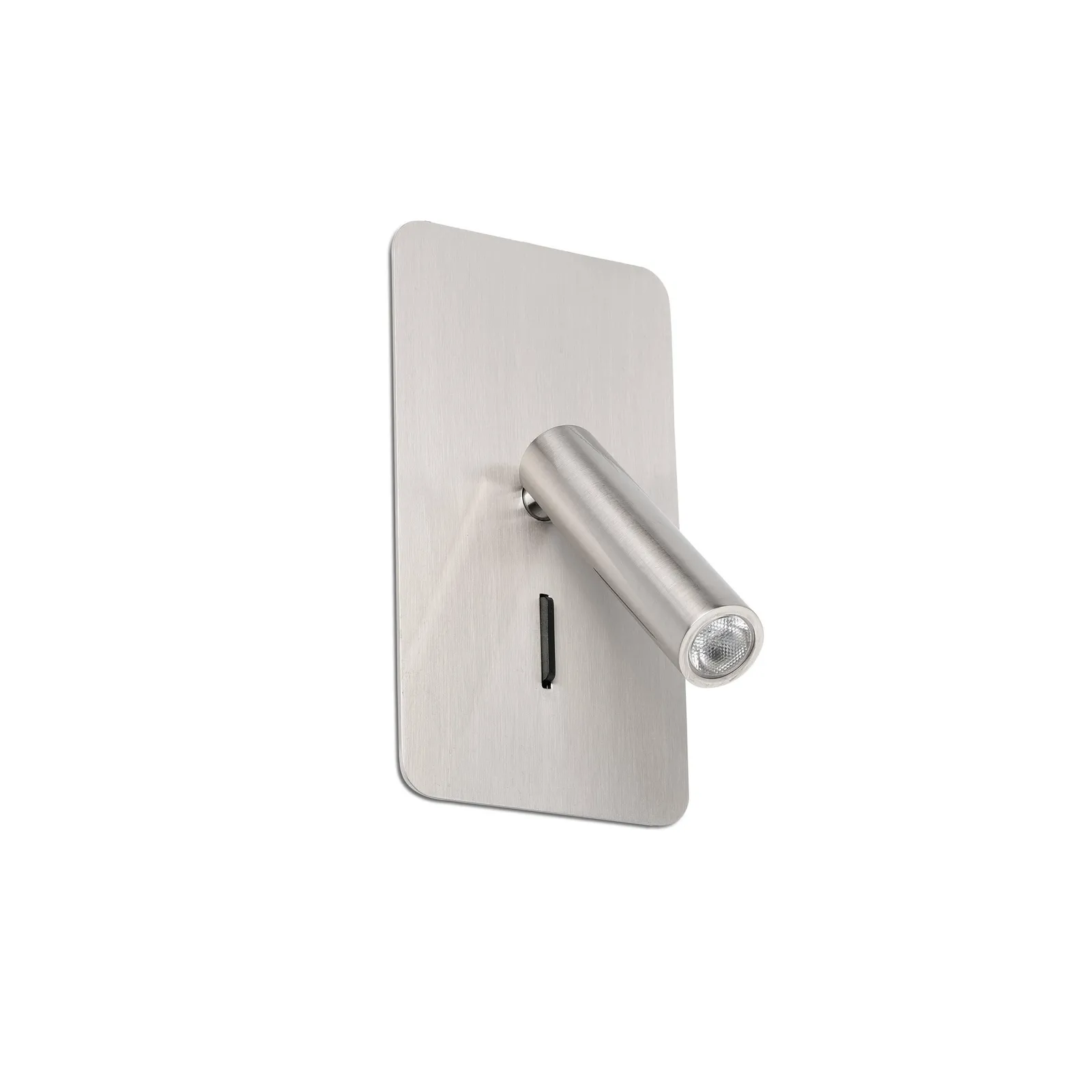 Netlighting Suau LED Indoor Wall Lamp Satin Nickel in Grey
