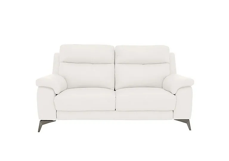 Missouri 2 Seater Leather Sofa - BV Star White