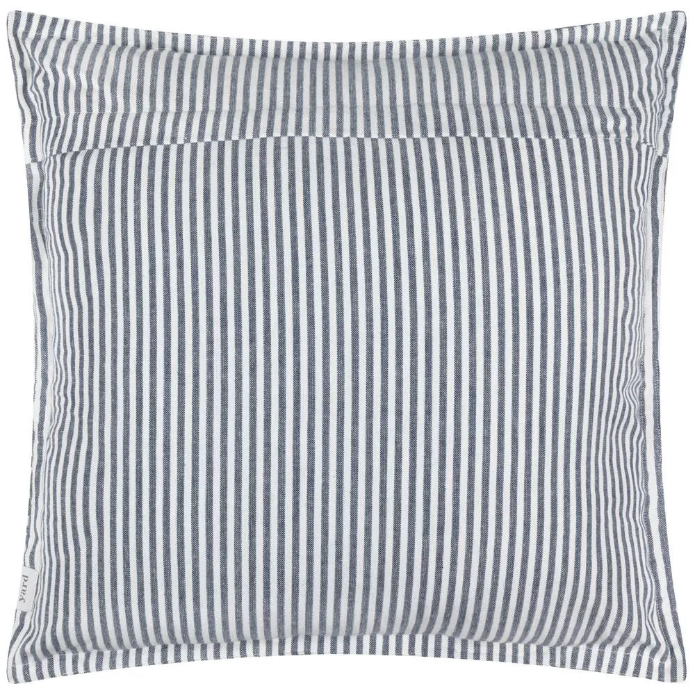 Yard Hayle 100% Cotton Striped Outdoor Cushion in Navy 3