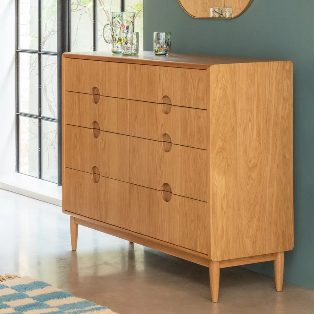 Heal's Amira 8 Drawer Chest Oak 5