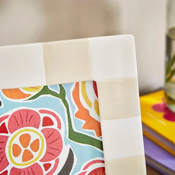 Striped Ceramic Photo Frame 3