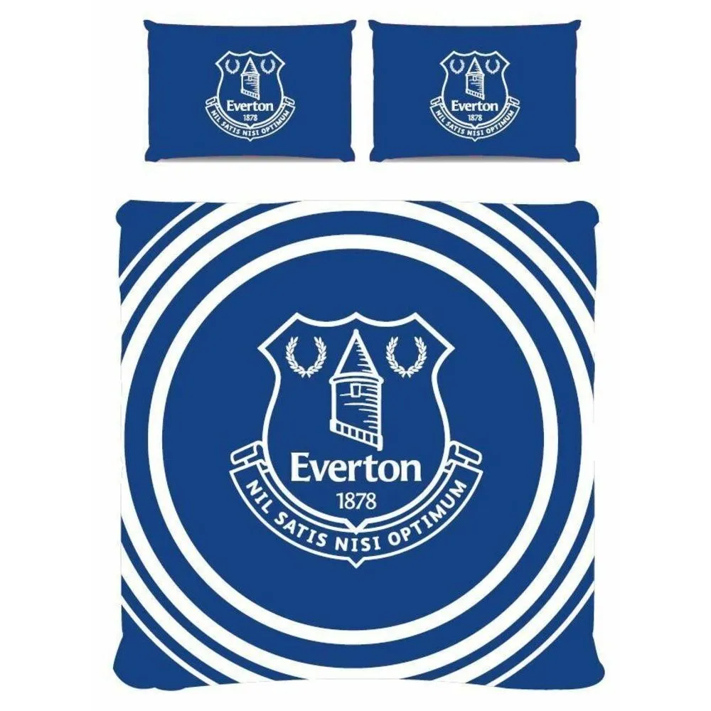 Everton FC Pulse Duvet Cover Set in White
