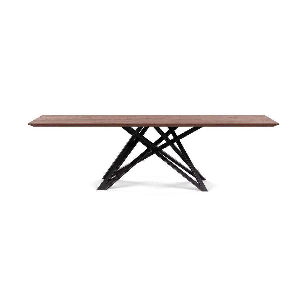 Heal's Vienna Dining Table 260x100cm Oiled Walnut Chamfered Edge Filled 1