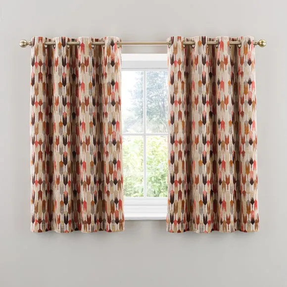 Kelso Cut Velvet Eyelet Curtains 5