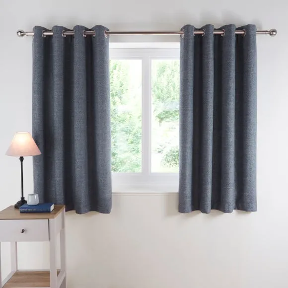 Churchgate Swithland Herringbone Eyelet Curtains (Blackout Available) 5