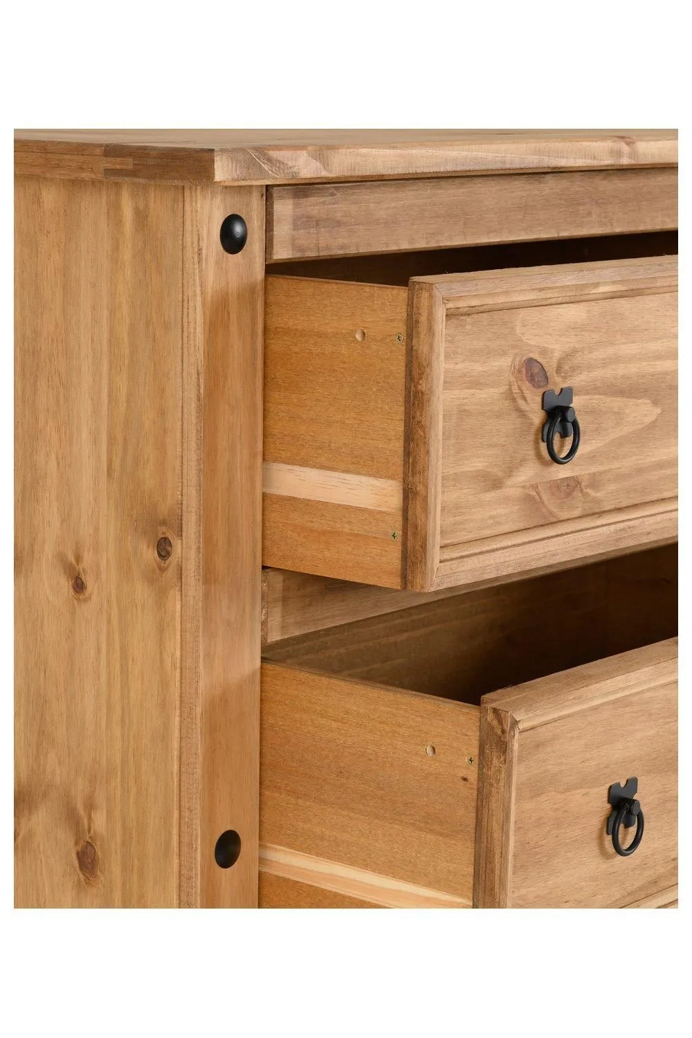 Seconique Corona 3 Drawer Chest in Natural 5