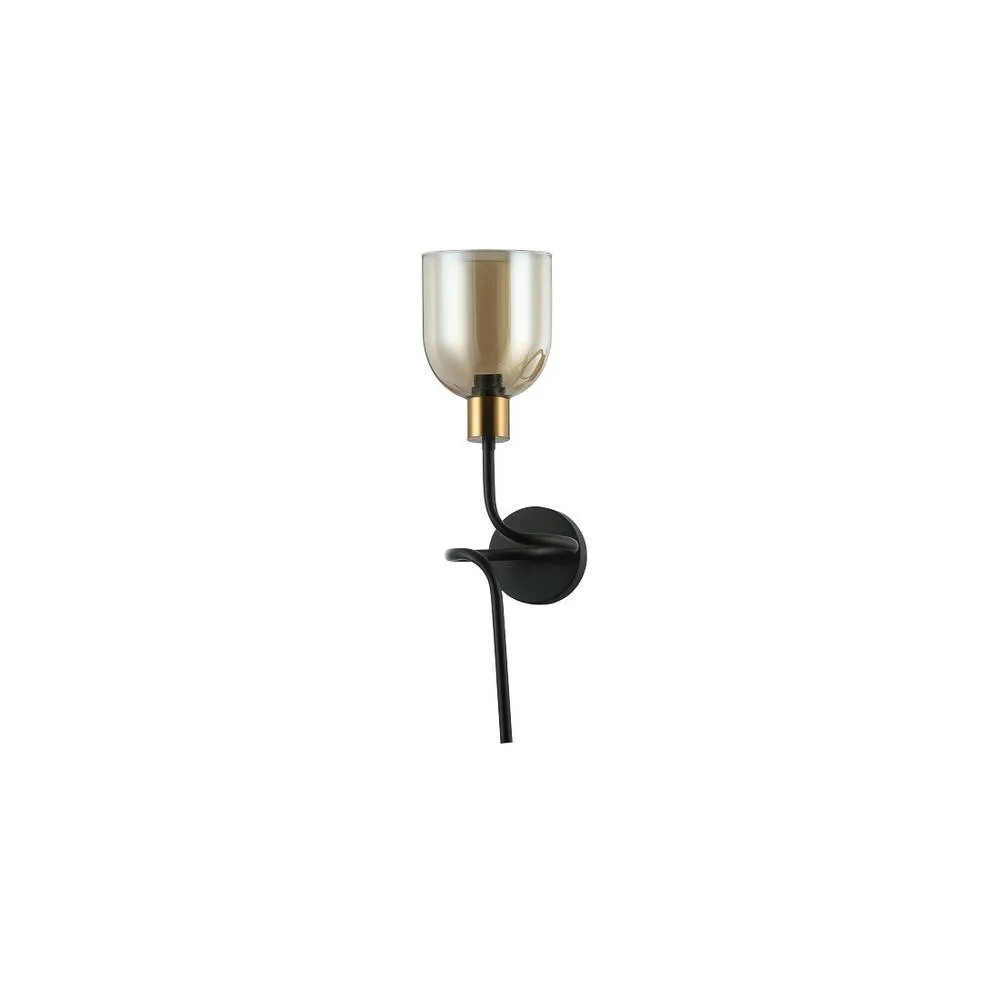 Netlighting Servio Modern Wall Lamp E14 in Black