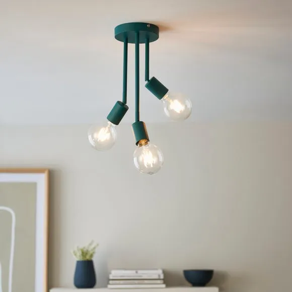 Koppla 3 Light Semi Flush Ceiling Light 3