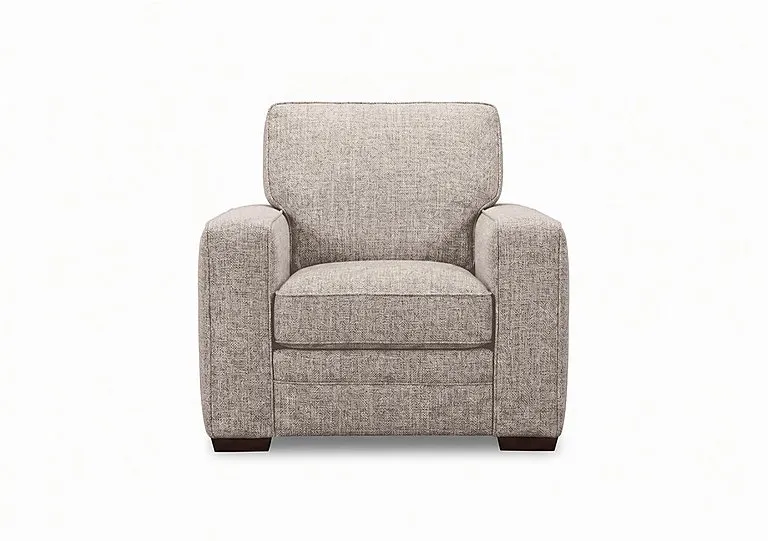 Aspen Fabric Armchair - Steel - Sofas and Armchairs