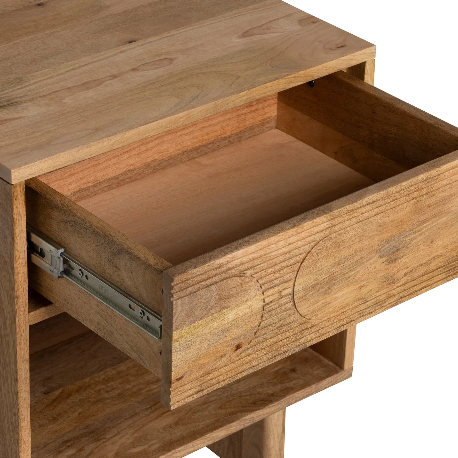 Zuberi Bedside Table 50X43X60Cm, Neutral Wood | Barker & Stonehouse 6