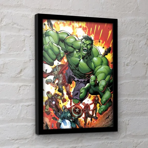 Marvel Classic Avengers Assemble Vol 2 Framed Print