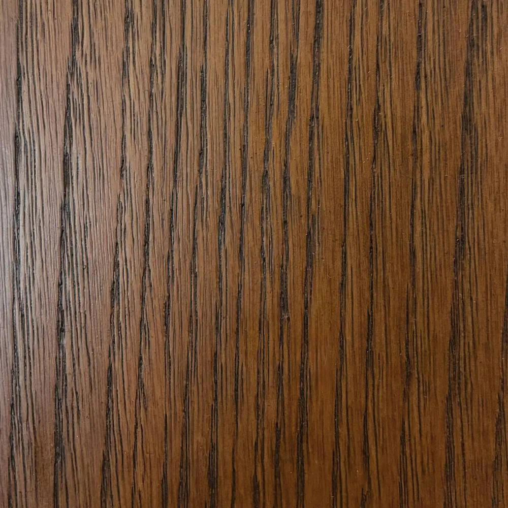 sweeek Rectangular dining table extendable rubberwood & oak veneer 4-6 in Dark Brown 6